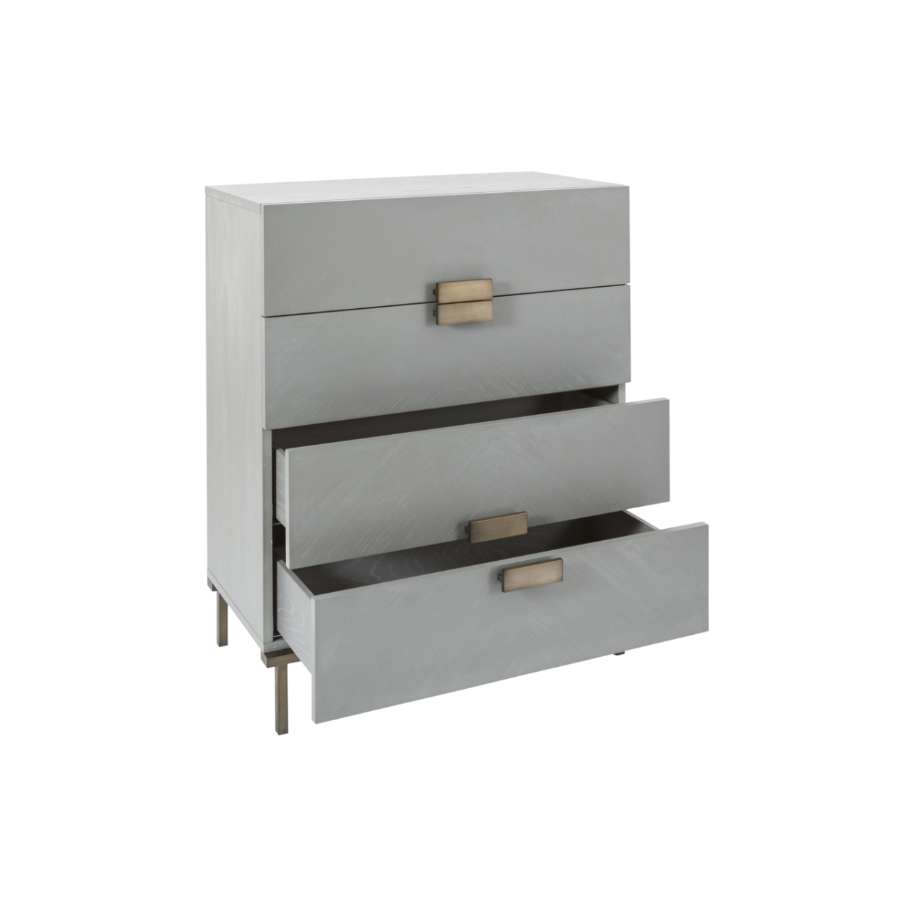 Lilly 4 Drawer Chest-Grey