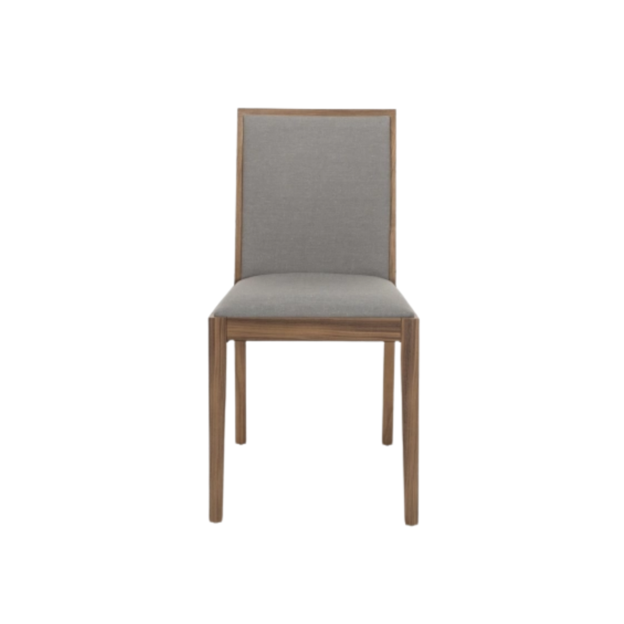 Lotus Dining Chair-Walnut Grey