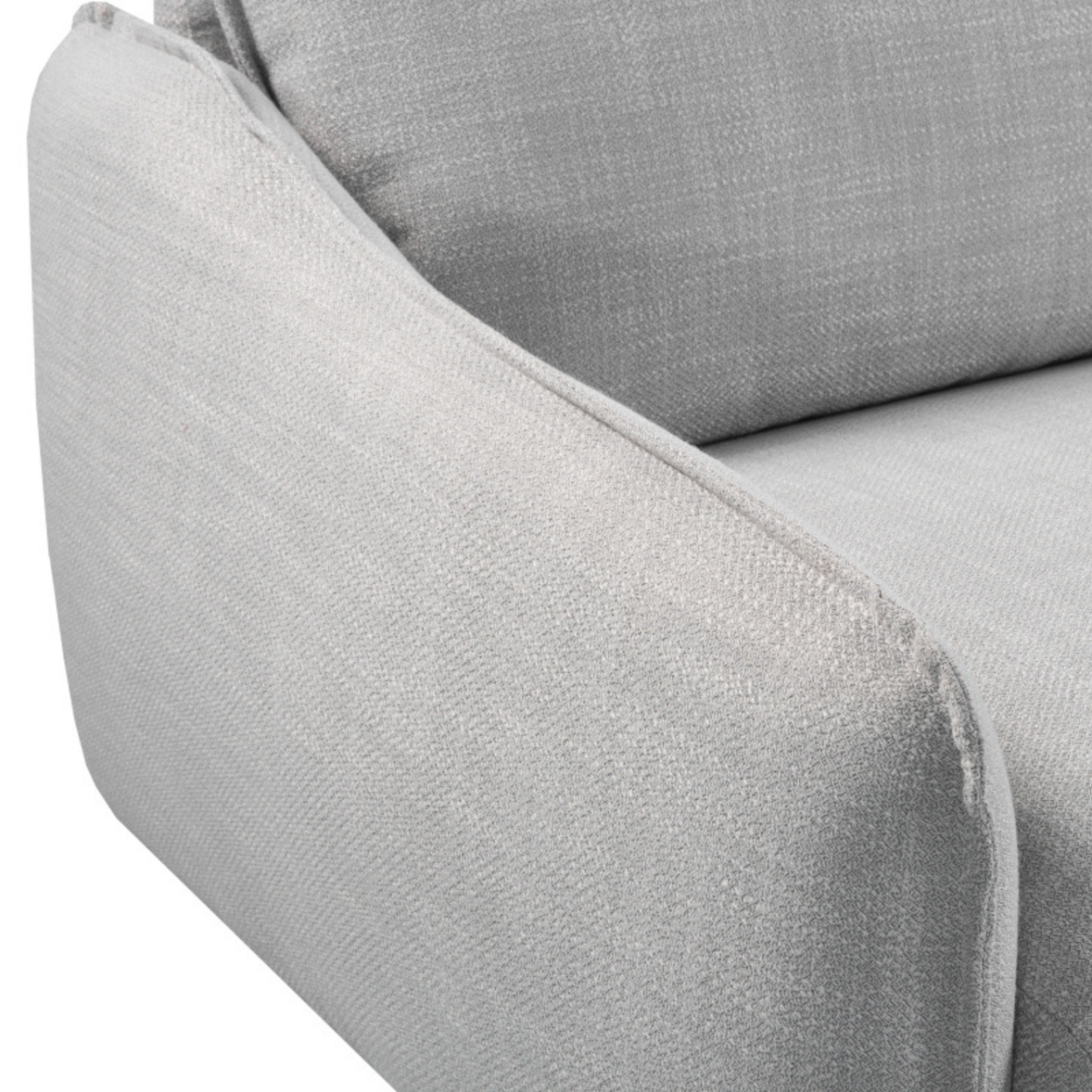 Louie 3 Seat Sofa-Grey Linen