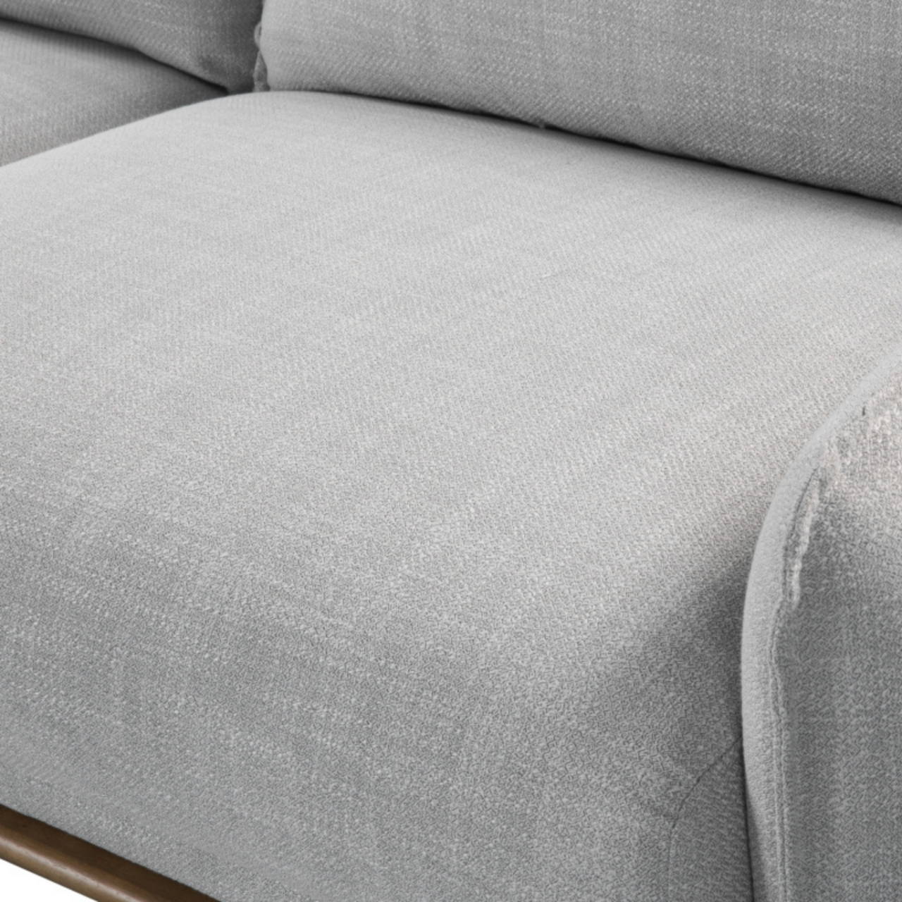 Louie 3 Seat Sofa-Grey Linen