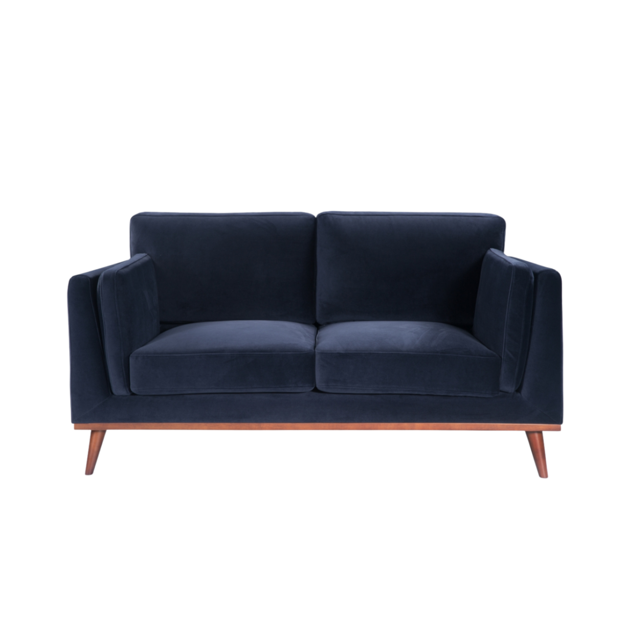 Mickey 2 Seat Sofa-Midnight Blue Velvet