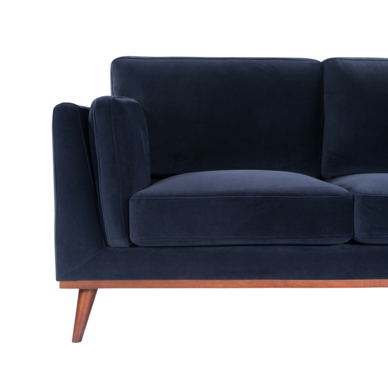 Mickey 2 Seat Sofa-Midnight Blue Velvet