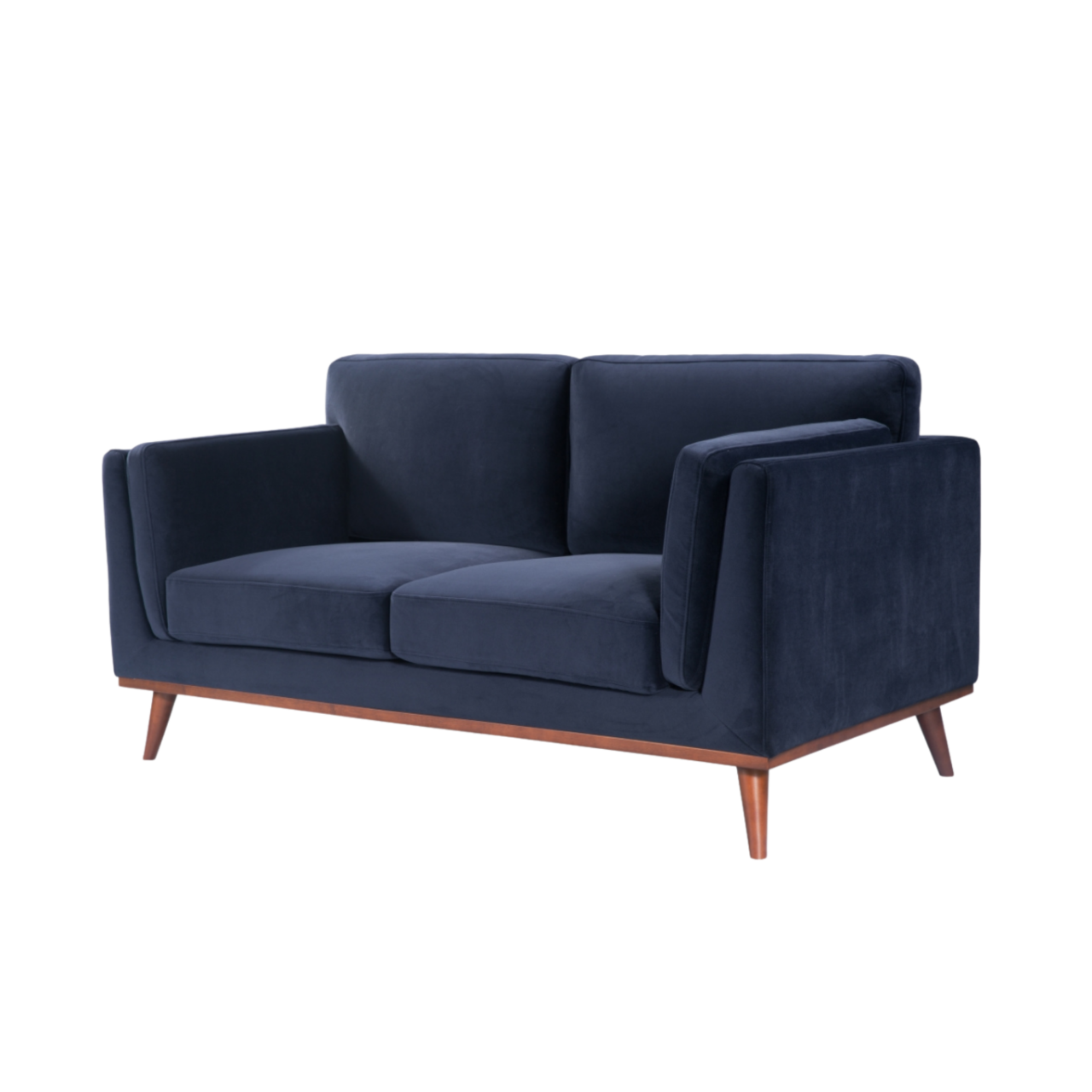 Mickey 2 Seat Sofa-Midnight Blue Velvet