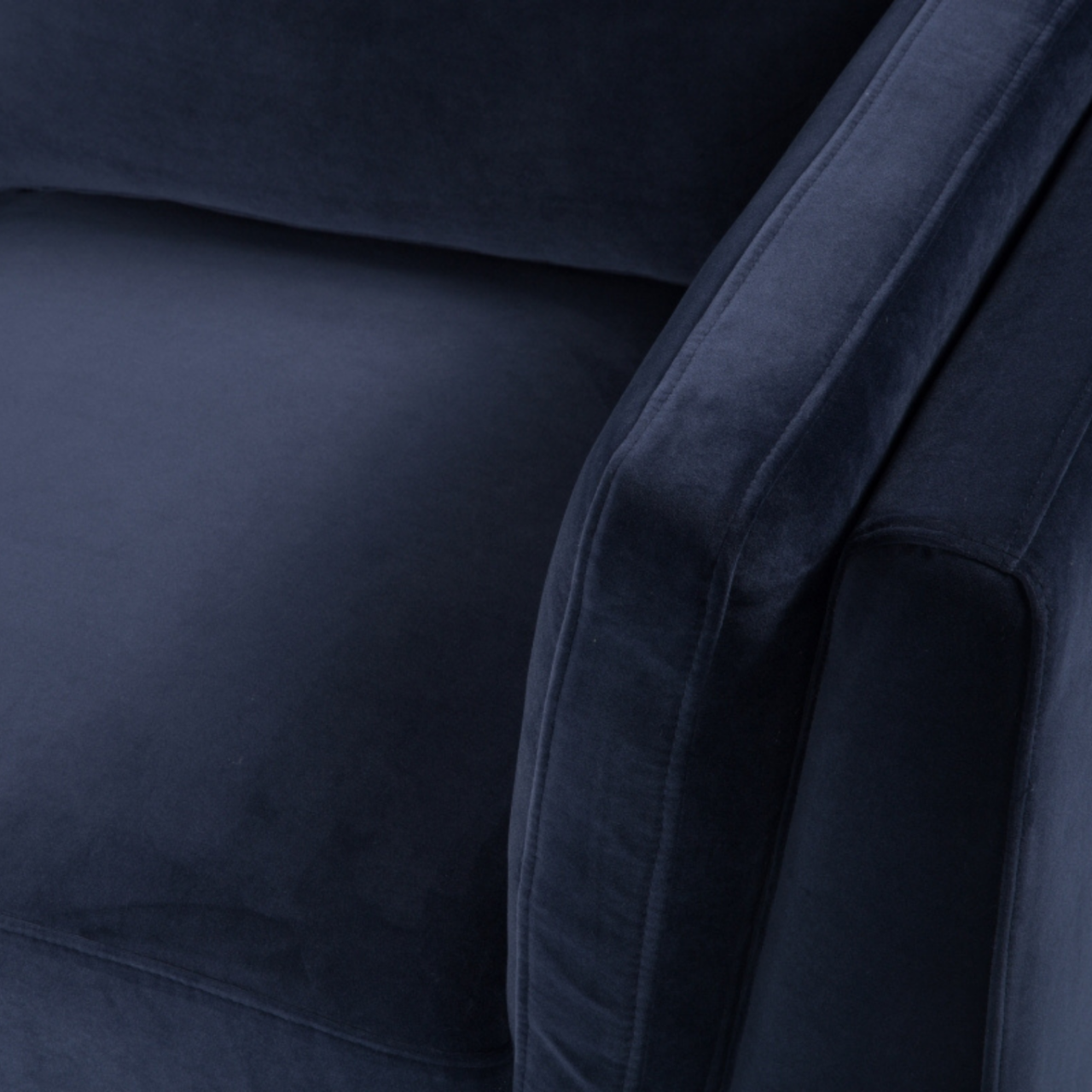 Mickey 2 Seat Sofa-Midnight Blue Velvet