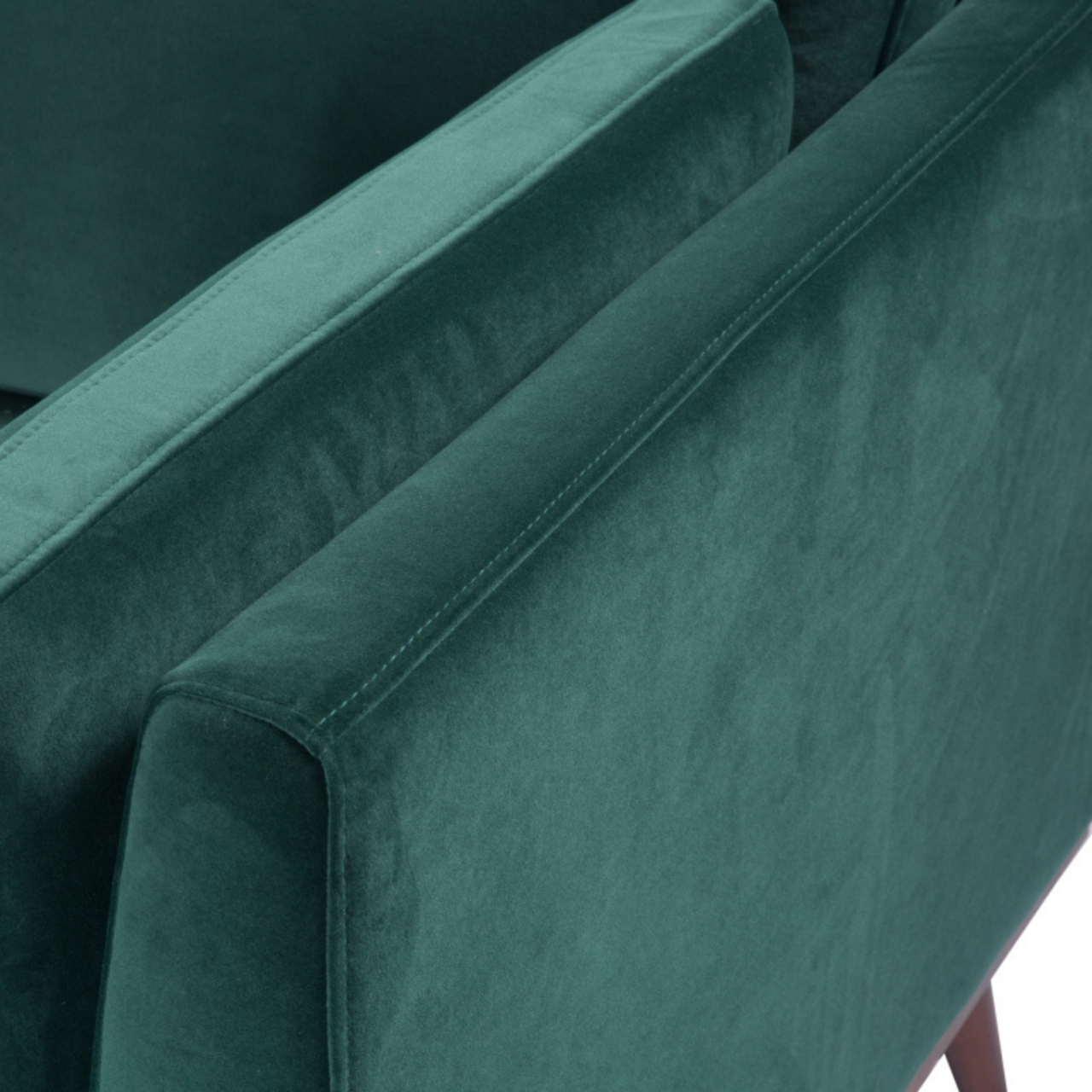 Mickey 2 Seat Sofa- Emerald Green Velvet