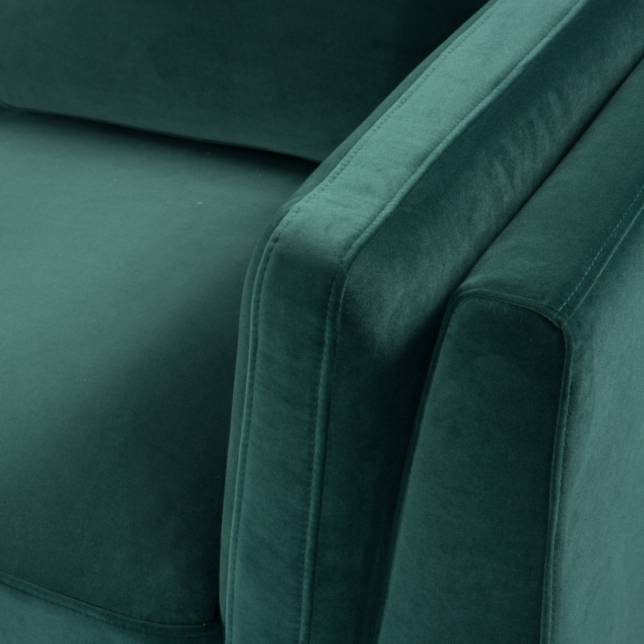 Mickey 2 Seat Sofa- Emerald Green Velvet