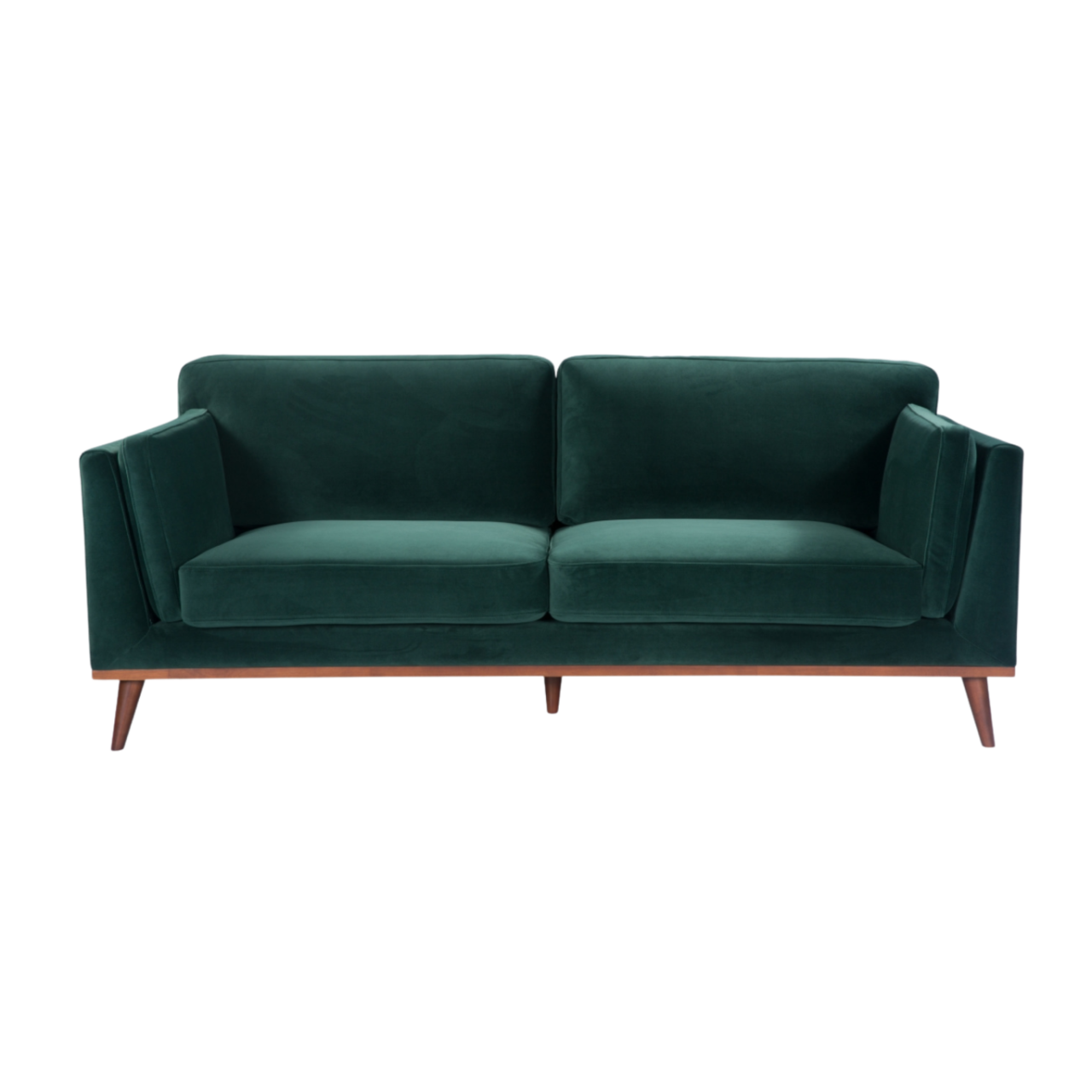 Mickey 3 Seat Sofa- Emerald Green