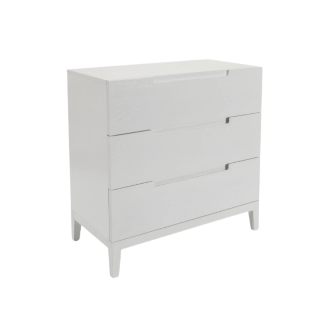 Orchid 3 Drawer Chest-White