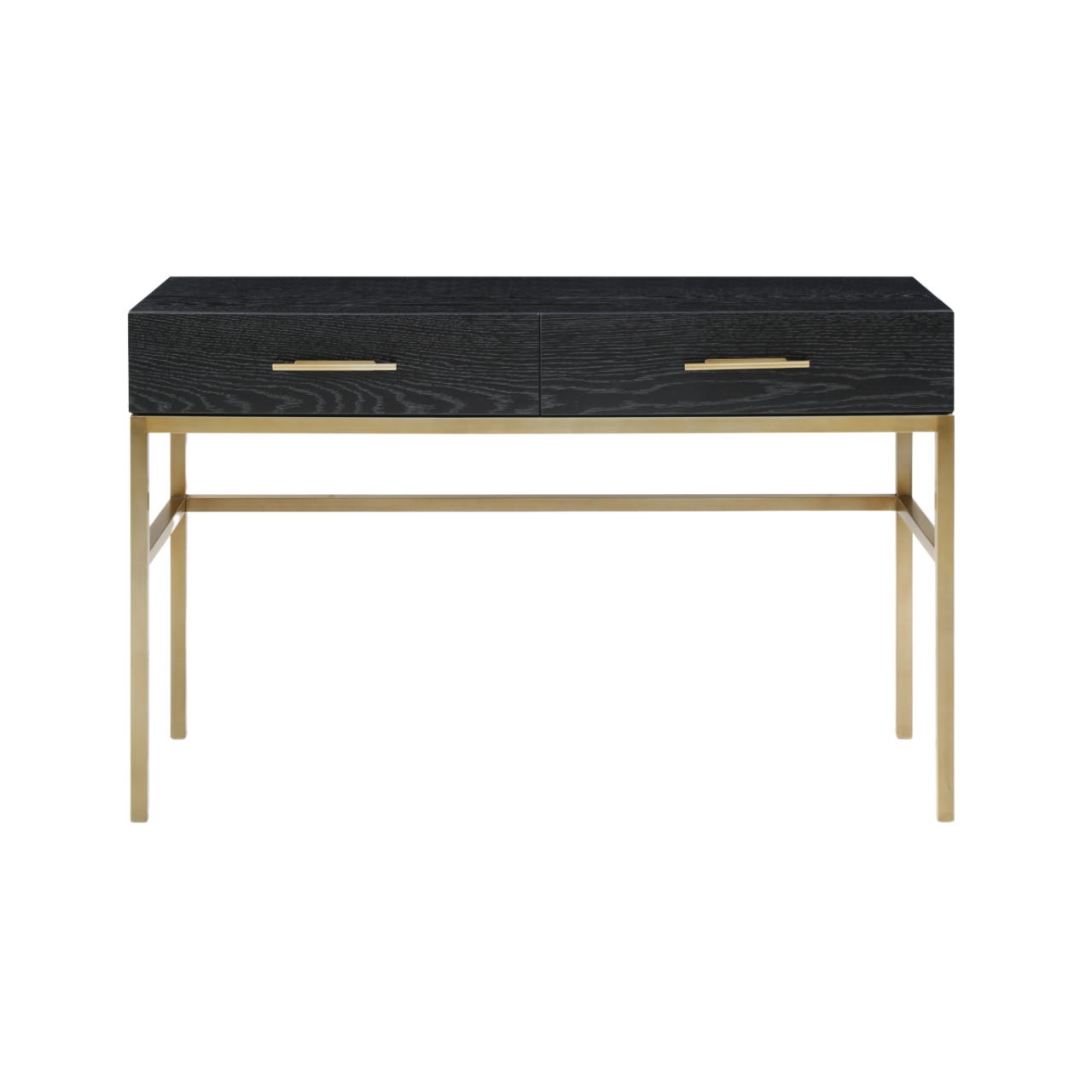 Tulip Dressing Table/Desk-Wenge (Black Stained Oak)